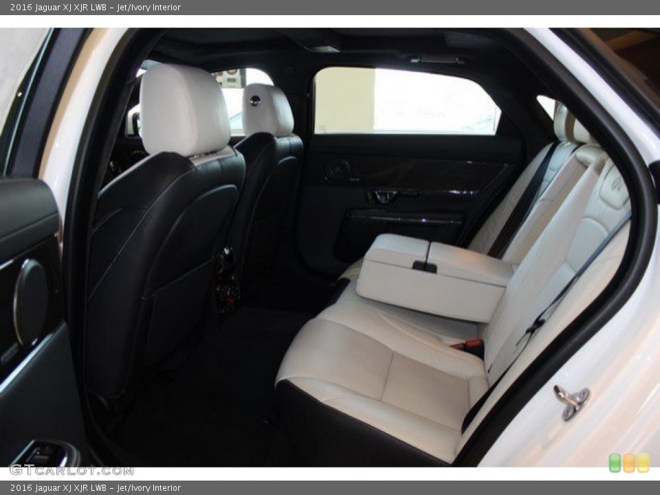 Jet/Ivory Interior Rear Seat for the 2016 Jaguar XJ XJR LWB #110803114