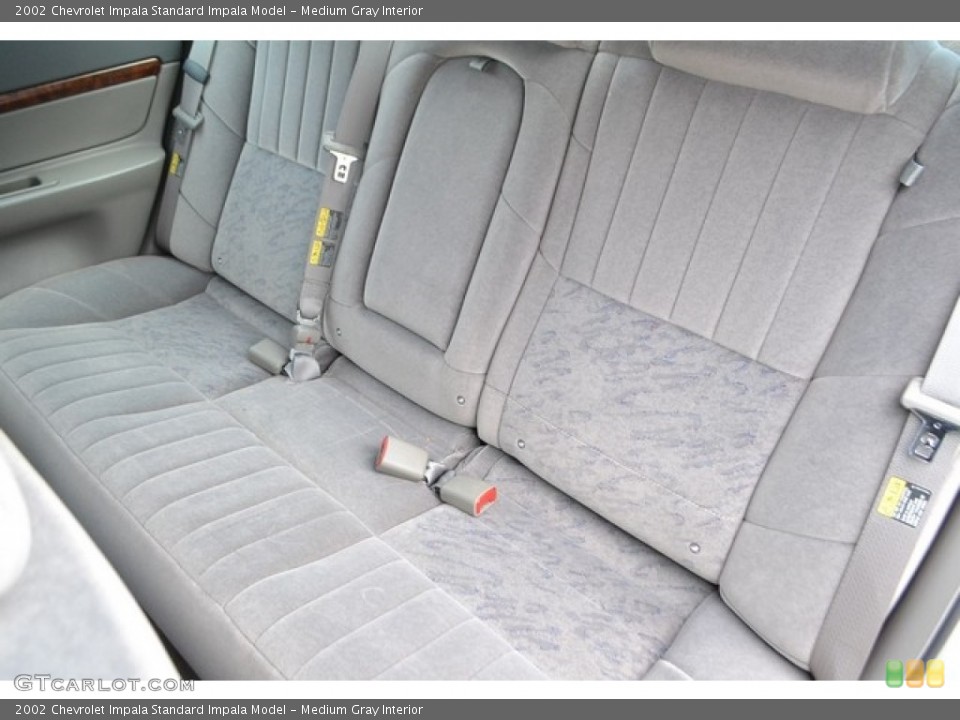 Medium Gray Interior Rear Seat for the 2002 Chevrolet Impala  #110804667