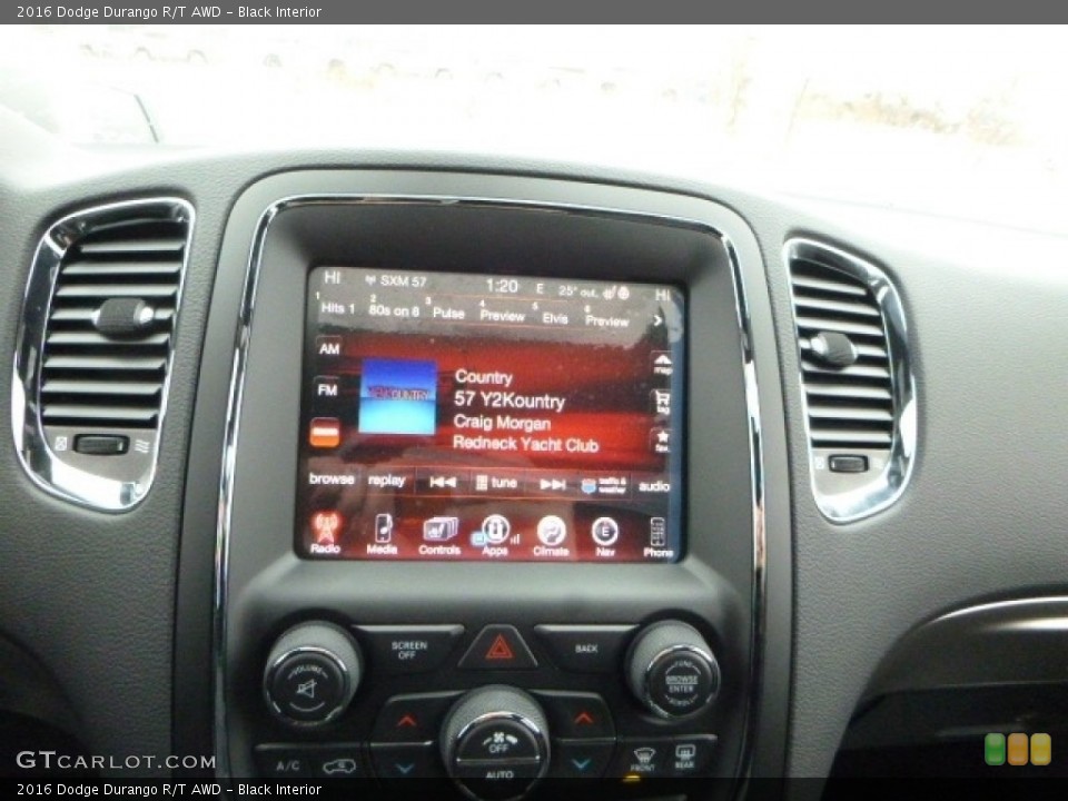 Black Interior Controls for the 2016 Dodge Durango R/T AWD #110806239