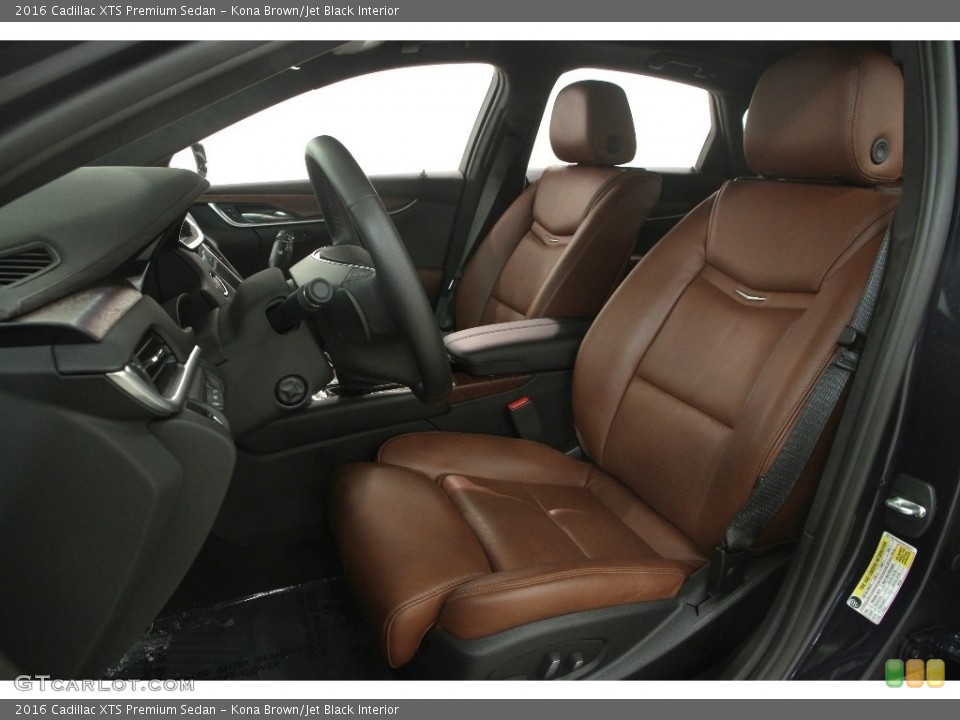 Kona Brown/Jet Black Interior Photo for the 2016 Cadillac XTS Premium Sedan #110808453