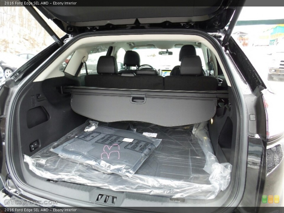 Ebony Interior Trunk for the 2016 Ford Edge SEL AWD #110809986