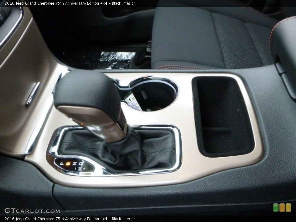 Black Interior Transmission for the 2016 Jeep Grand Cherokee 75th Anniversary Edition 4x4 #110811433