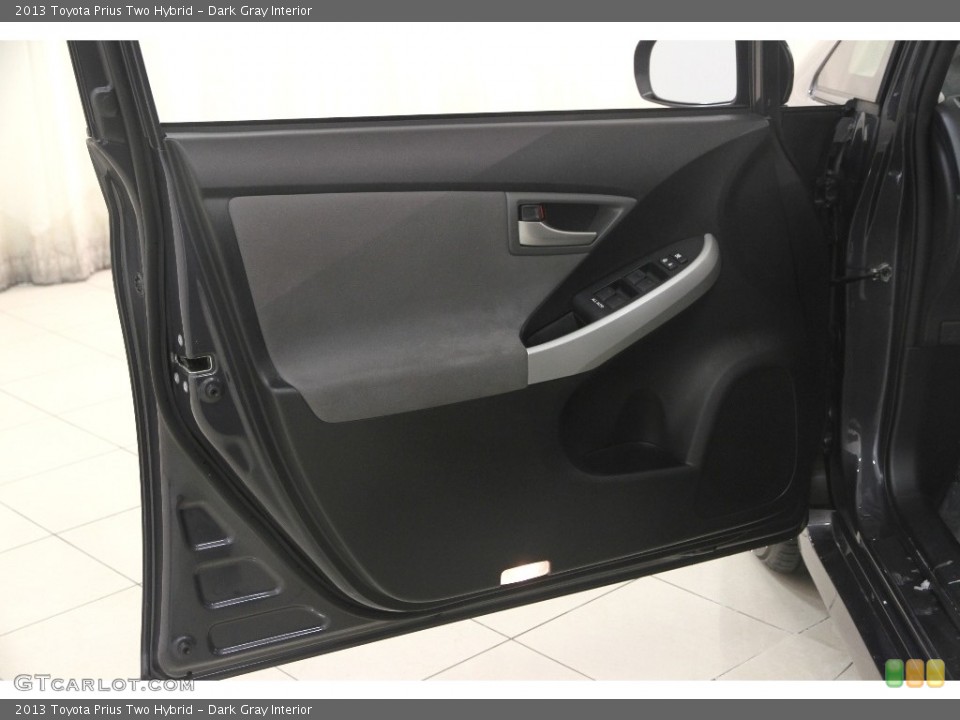 Dark Gray Interior Door Panel for the 2013 Toyota Prius Two Hybrid #110813625