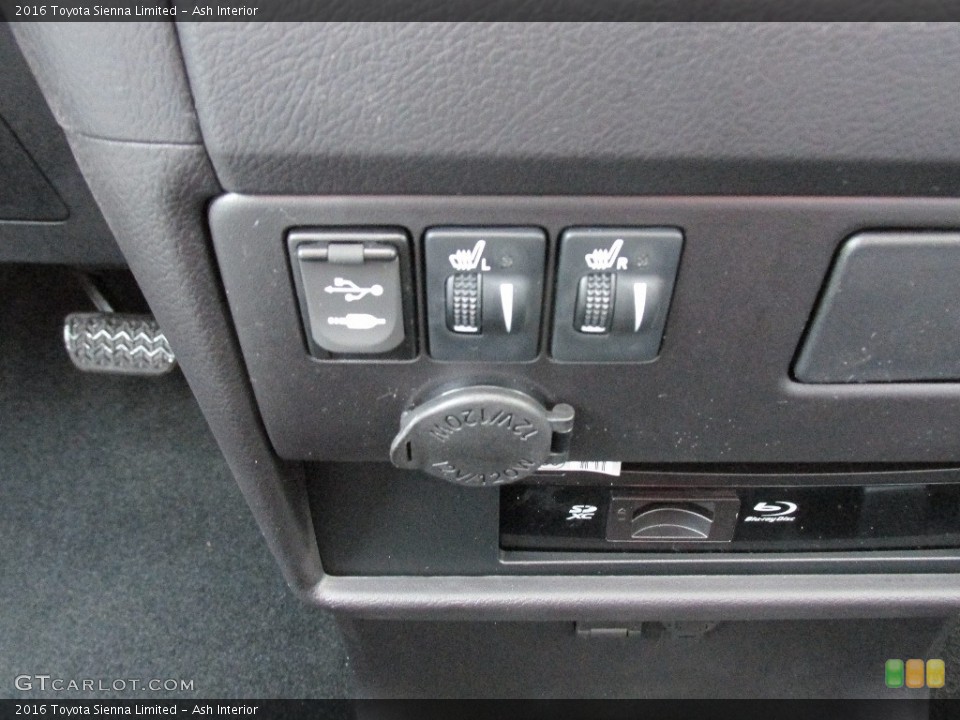 Ash Interior Controls for the 2016 Toyota Sienna Limited #110815734