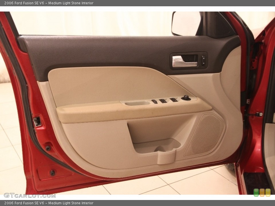 Medium Light Stone Interior Door Panel for the 2006 Ford Fusion SE V6 #110828880
