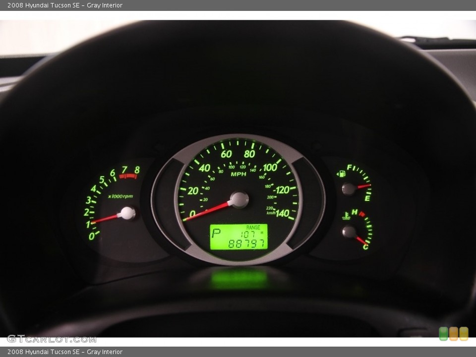 Gray Interior Gauges for the 2008 Hyundai Tucson SE #110829276