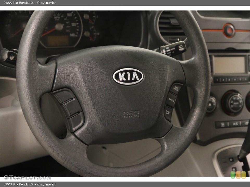 Gray Interior Steering Wheel for the 2009 Kia Rondo LX #110830311