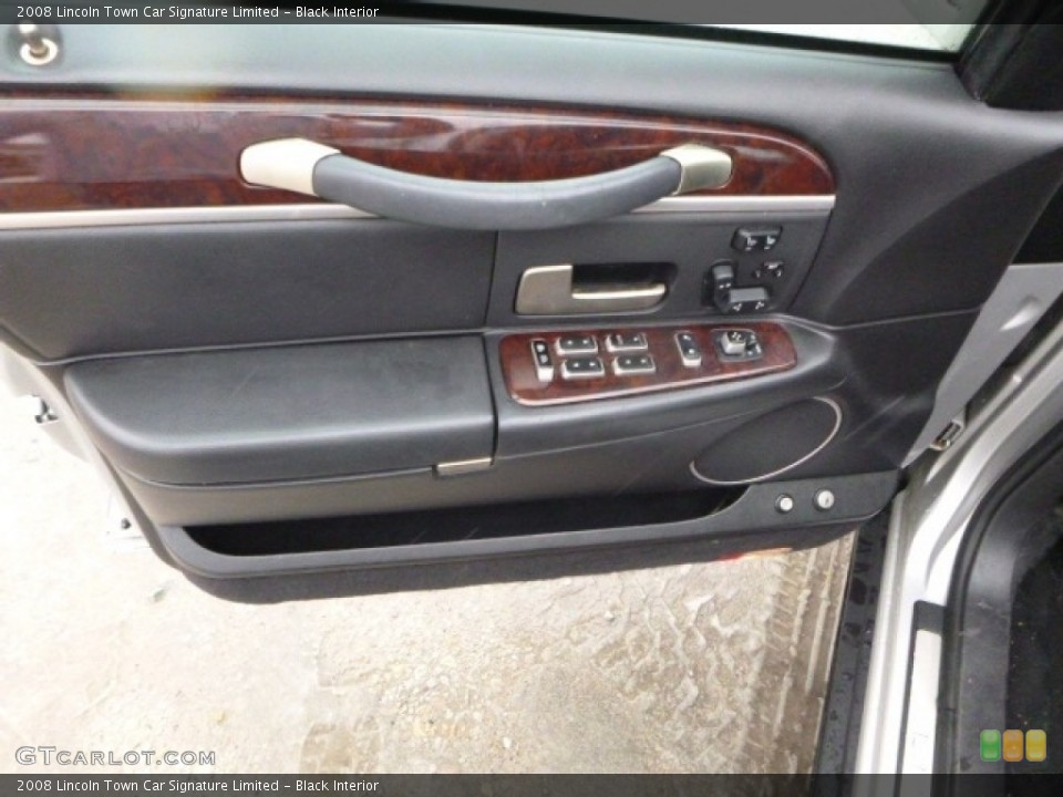 Black Interior Door Panel for the 2008 Lincoln Town Car Signature Limited #110838261