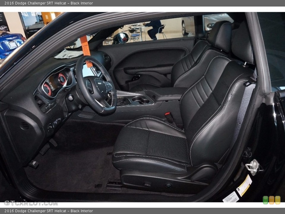 Black Interior Photo for the 2016 Dodge Challenger SRT Hellcat #110842940