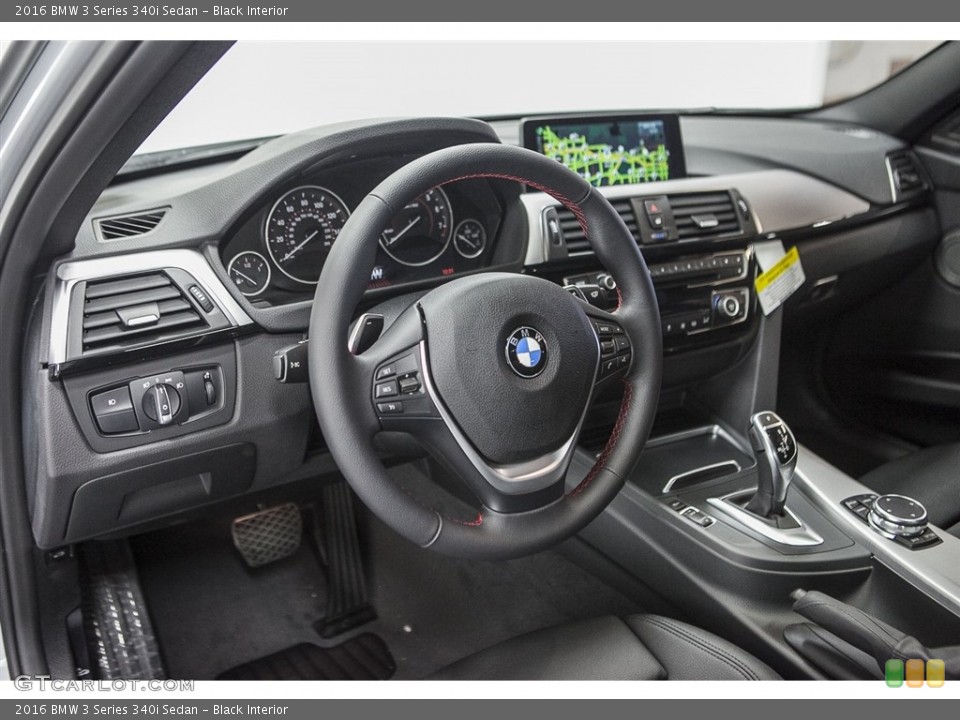 Black Interior Photo for the 2016 BMW 3 Series 340i Sedan #110849342