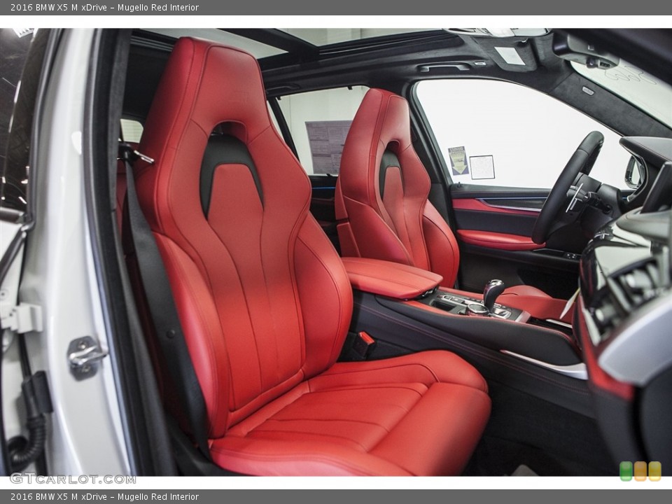Mugello Red Interior Front Seat For The 2016 Bmw X5 M Xdrive