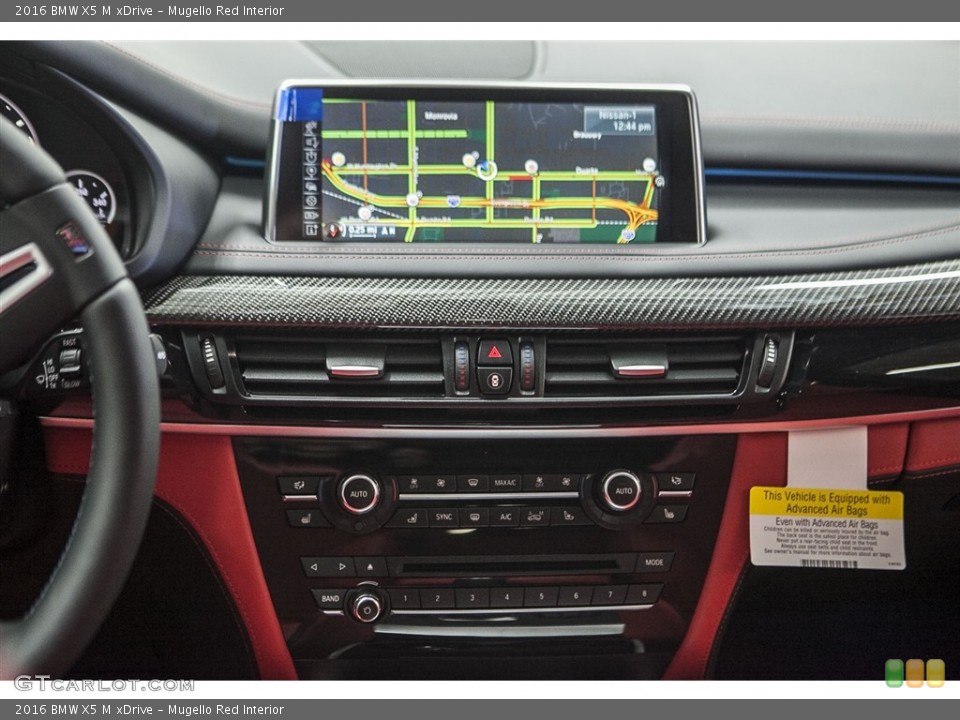 Mugello Red Interior Controls for the 2016 BMW X5 M xDrive #110849909