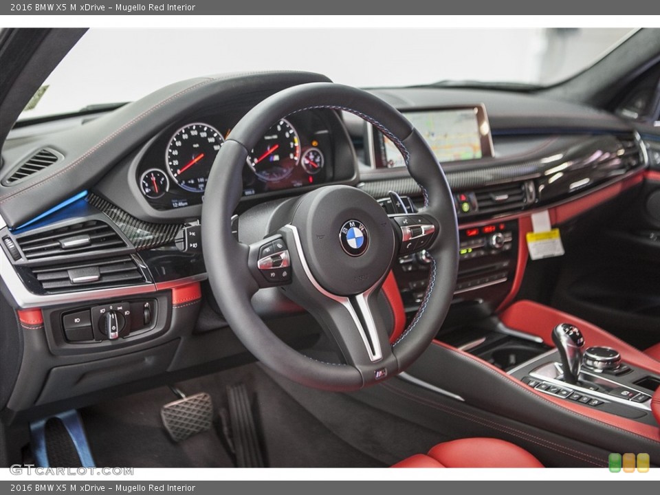 Mugello Red Interior Dashboard for the 2016 BMW X5 M xDrive #110849963