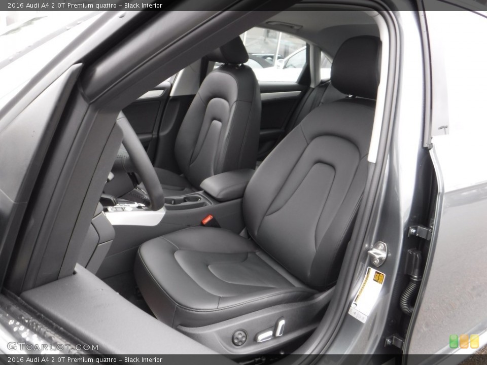 Black Interior Front Seat for the 2016 Audi A4 2.0T Premium quattro #110852733