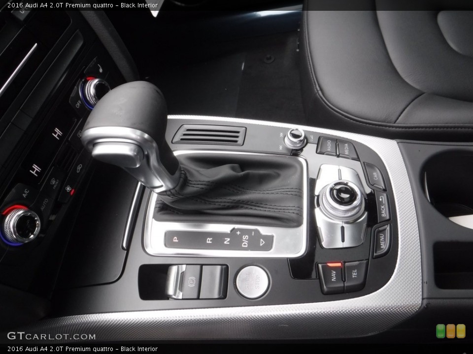 Black Interior Transmission for the 2016 Audi A4 2.0T Premium quattro #110852876