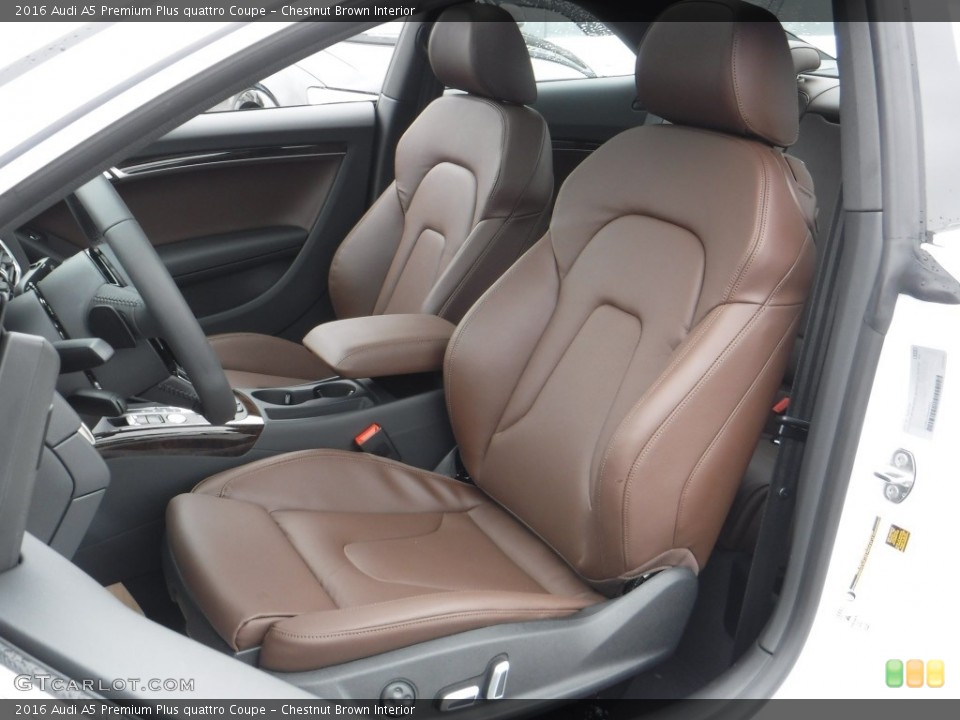 Chestnut Brown Interior Photo for the 2016 Audi A5 Premium Plus quattro Coupe #110858057