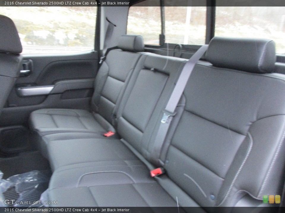 Jet Black Interior Rear Seat for the 2016 Chevrolet Silverado 2500HD LTZ Crew Cab 4x4 #110858096