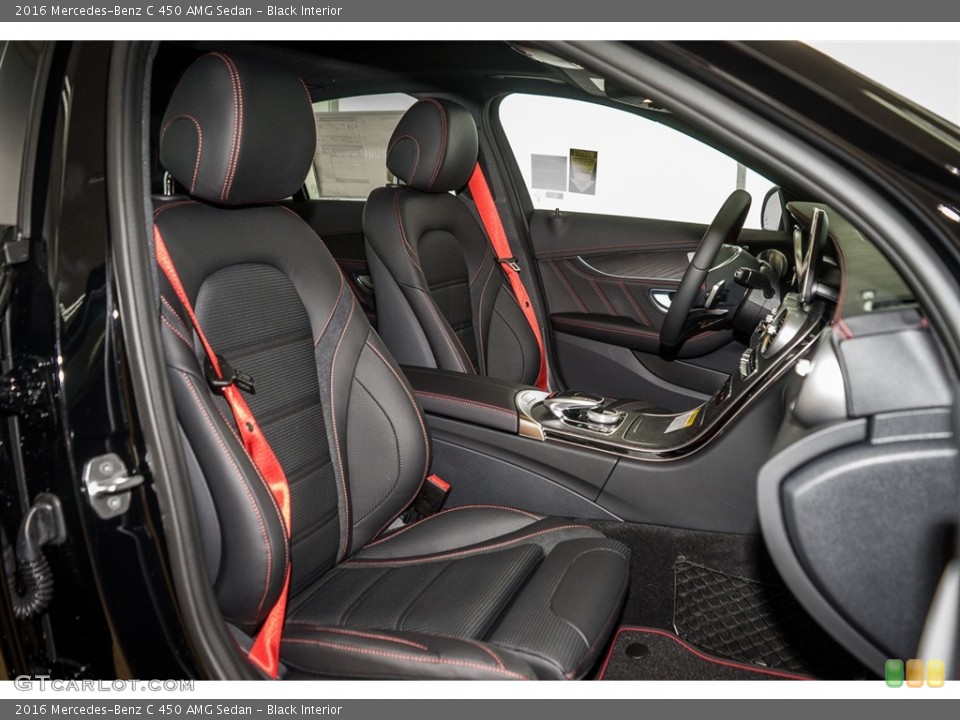Black Interior Photo for the 2016 Mercedes-Benz C 450 AMG Sedan #110861636