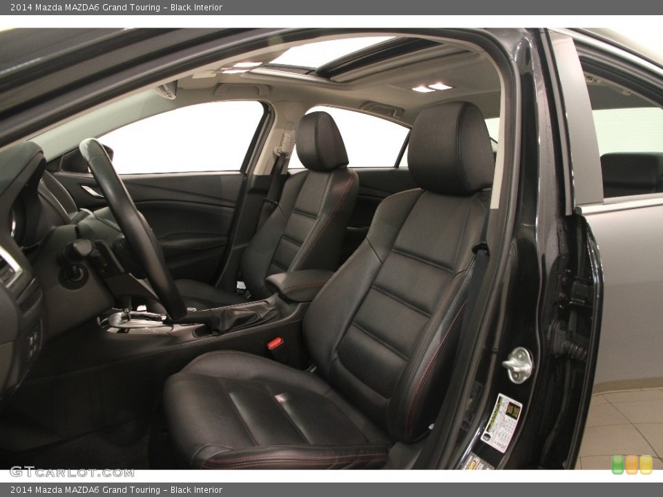 Black Interior Front Seat for the 2014 Mazda MAZDA6 Grand Touring #110864474