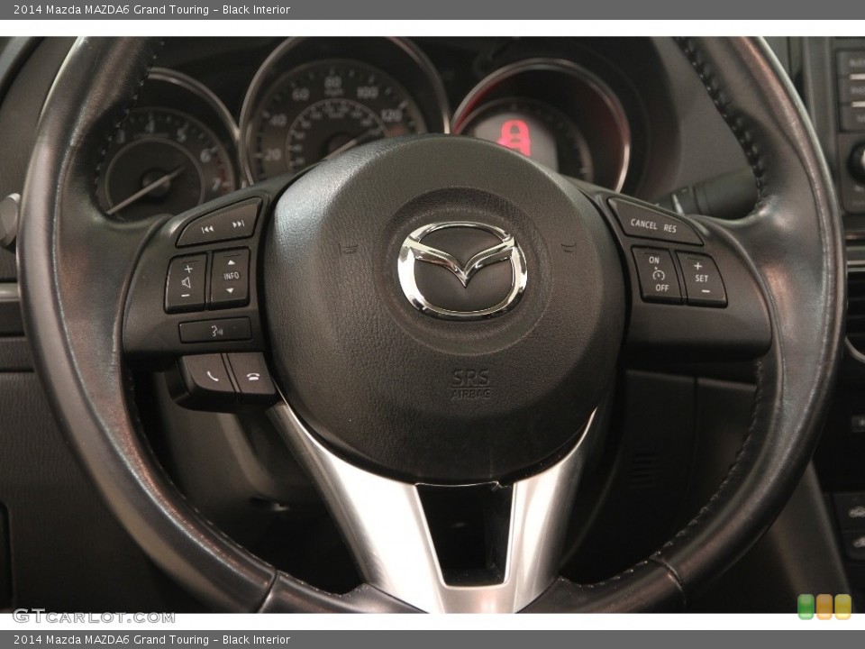 Black Interior Steering Wheel for the 2014 Mazda MAZDA6 Grand Touring #110864501