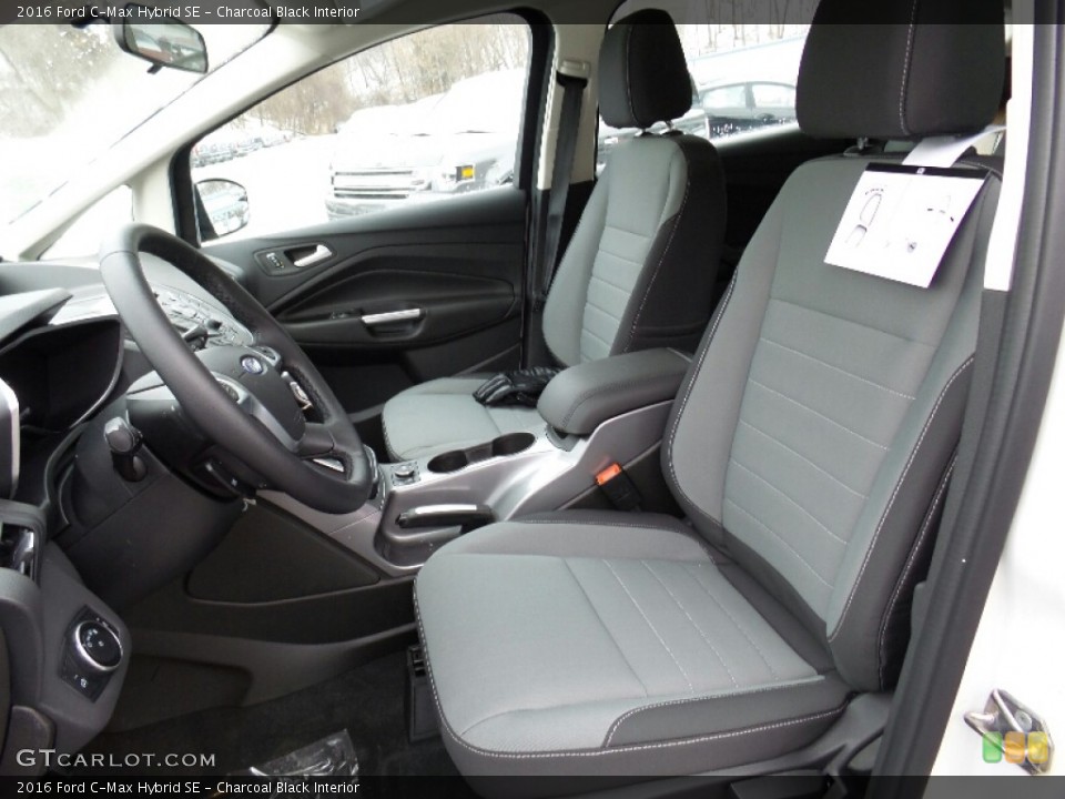Charcoal Black Interior Front Seat for the 2016 Ford C-Max Hybrid SE #110872280
