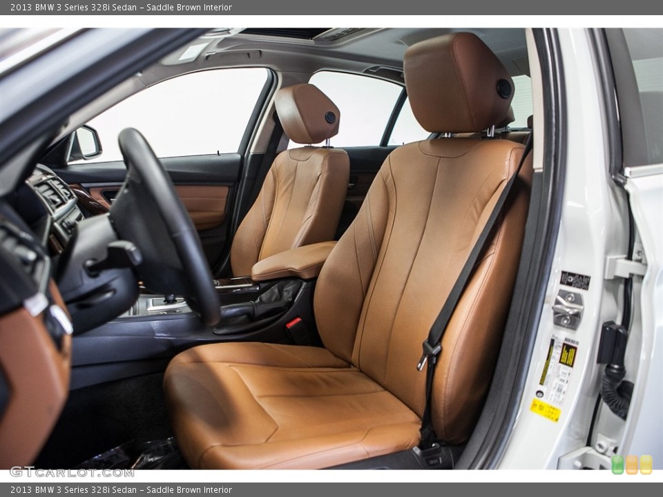 Saddle Brown Interior Photo for the 2013 BMW 3 Series 328i Sedan #110882584