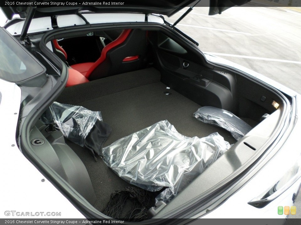 Adrenaline Red Interior Trunk for the 2016 Chevrolet Corvette Stingray Coupe #110893045