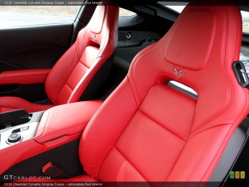 Adrenaline Red Interior Front Seat for the 2016 Chevrolet Corvette Stingray Coupe #110893180