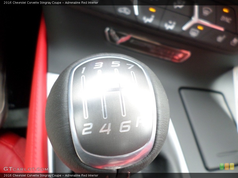 Adrenaline Red Interior Transmission for the 2016 Chevrolet Corvette Stingray Coupe #110893411