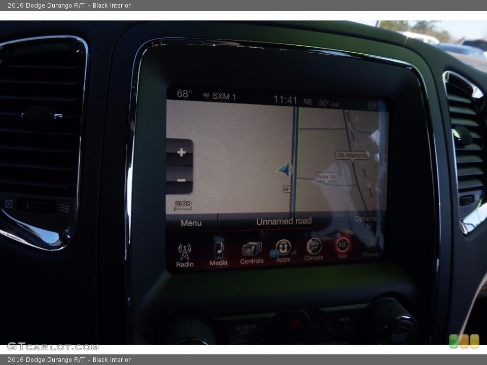 Black Interior Navigation for the 2016 Dodge Durango R/T #110910235
