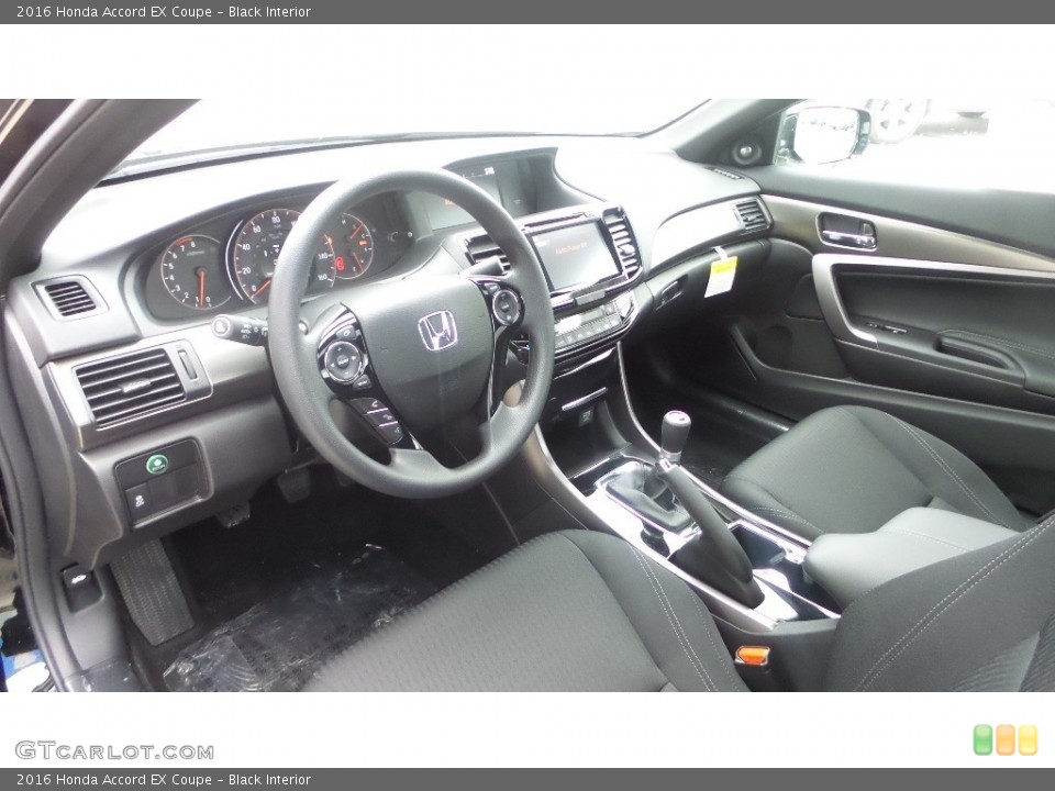 Black Interior Prime Interior for the 2016 Honda Accord EX Coupe #110912394