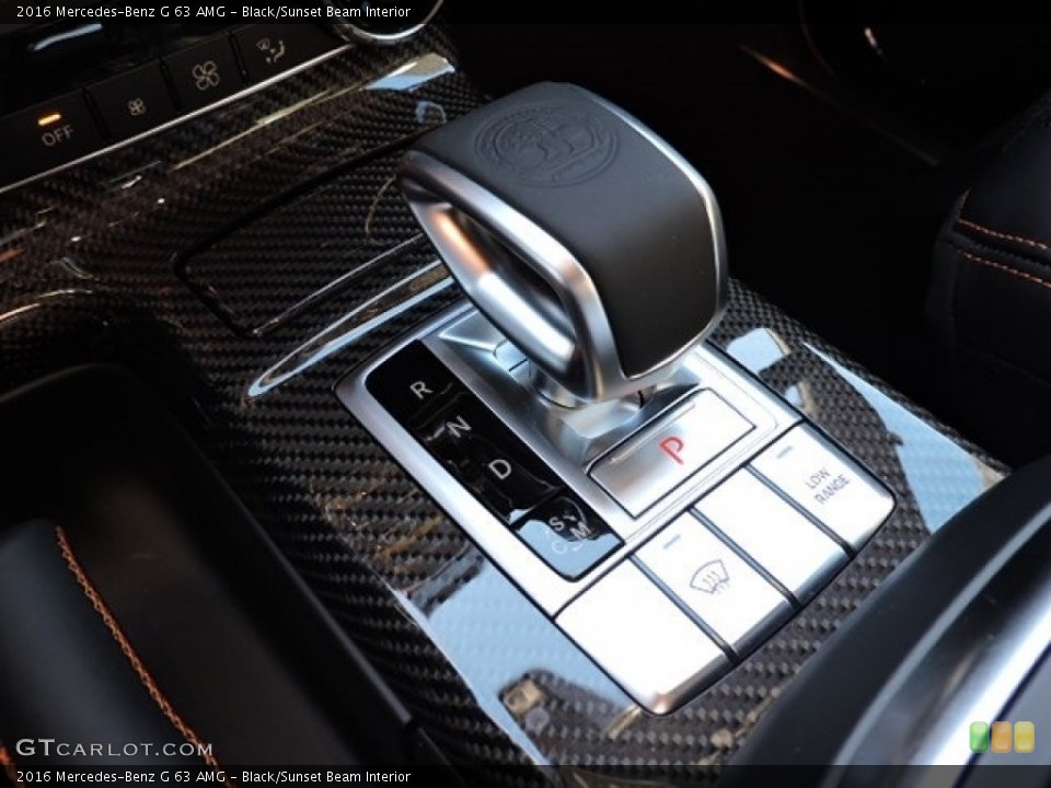 Black/Sunset Beam Interior Transmission for the 2016 Mercedes-Benz G 63 AMG #110918814