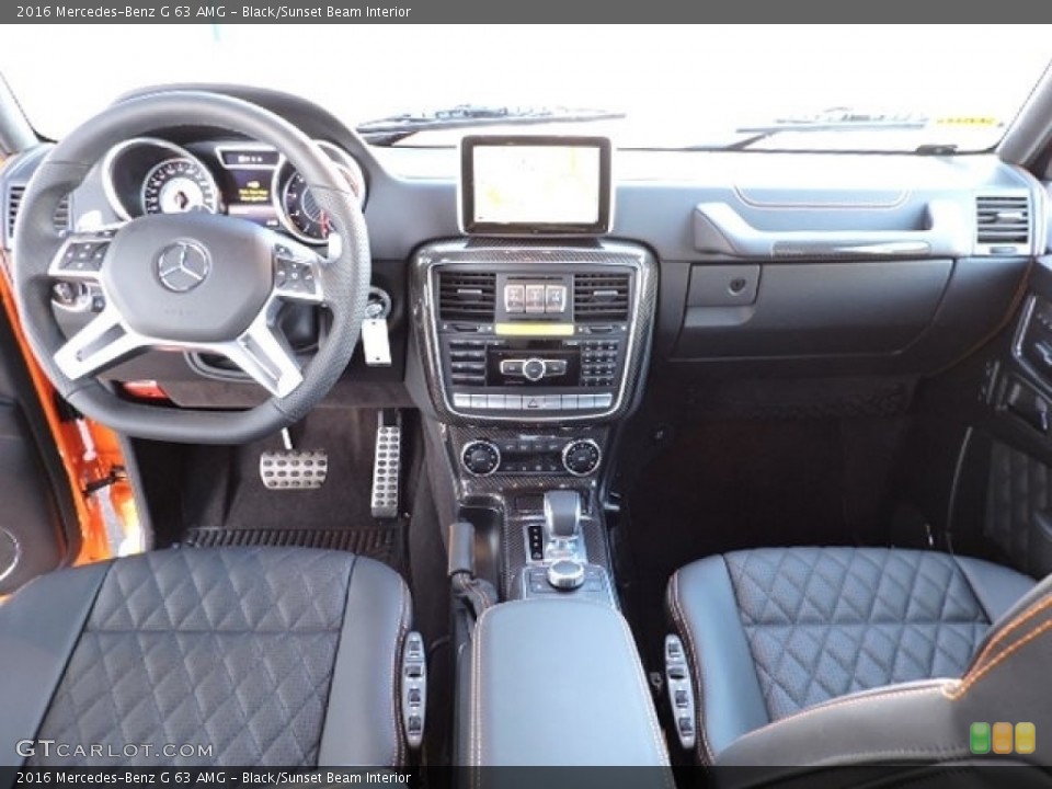 Black/Sunset Beam Interior Prime Interior for the 2016 Mercedes-Benz G 63 AMG #110918856