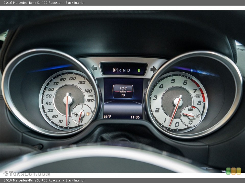 Black Interior Gauges for the 2016 Mercedes-Benz SL 400 Roadster #110919144