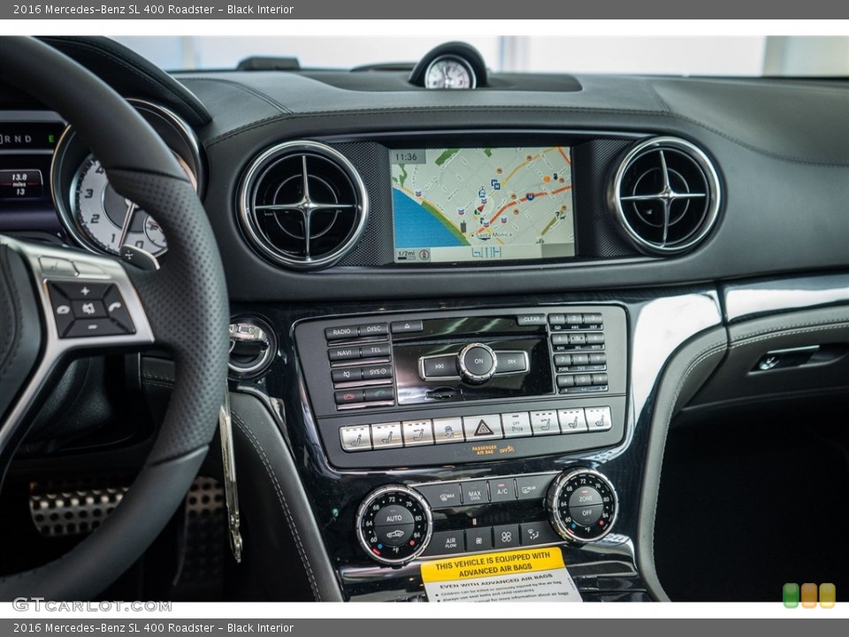 Black Interior Controls for the 2016 Mercedes-Benz SL 400 Roadster #110919177
