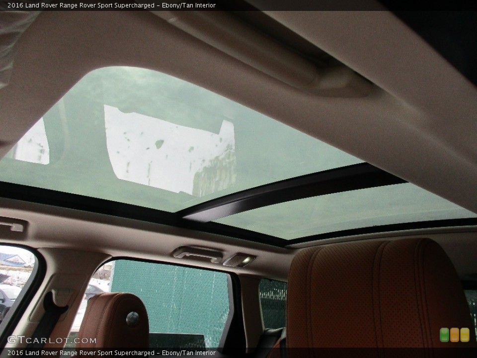 Ebony/Tan Interior Sunroof for the 2016 Land Rover Range Rover Sport Supercharged #110926773