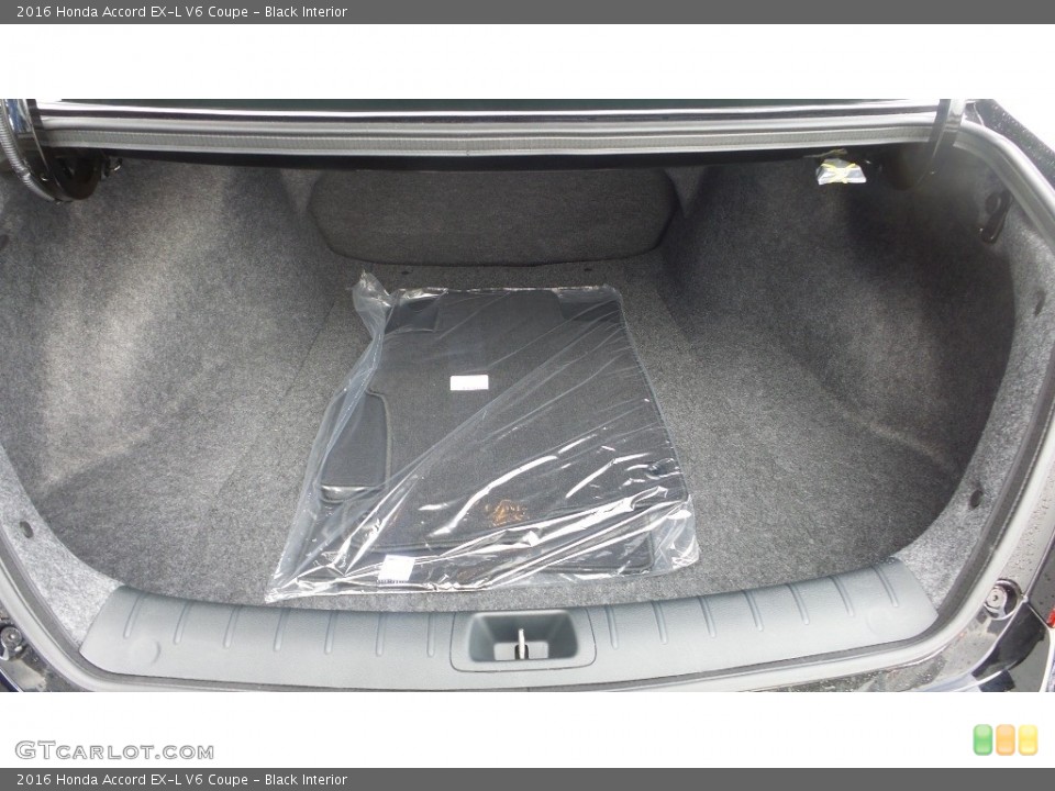 Black Interior Trunk for the 2016 Honda Accord EX-L V6 Coupe #110934132