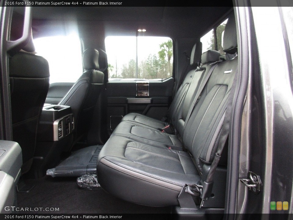 Platinum Black Interior Rear Seat for the 2016 Ford F150 Platinum SuperCrew 4x4 #110947310