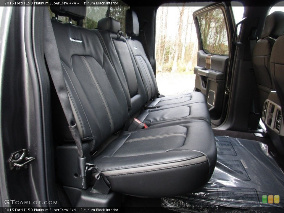 Platinum Black Interior Rear Seat for the 2016 Ford F150 Platinum SuperCrew 4x4 #110947333