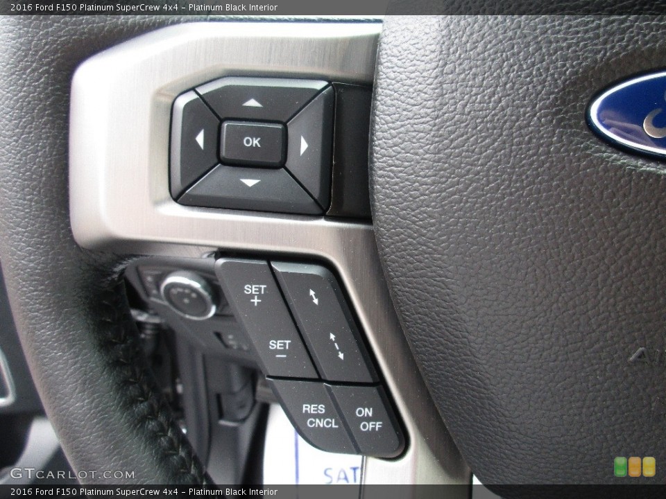 Platinum Black Interior Controls for the 2016 Ford F150 Platinum SuperCrew 4x4 #110947729