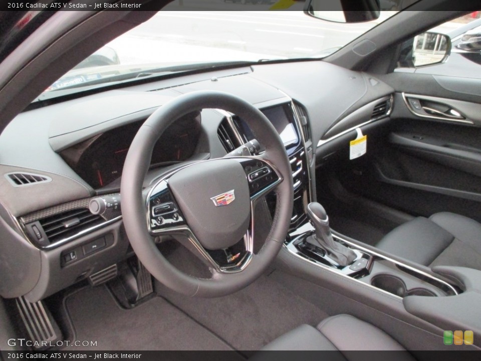 Jet Black Interior Prime Interior for the 2016 Cadillac ATS V Sedan #110955132