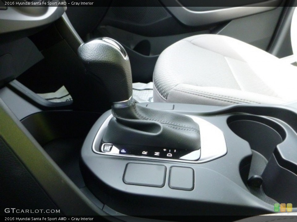 Gray Interior Transmission for the 2016 Hyundai Santa Fe Sport AWD #110959831