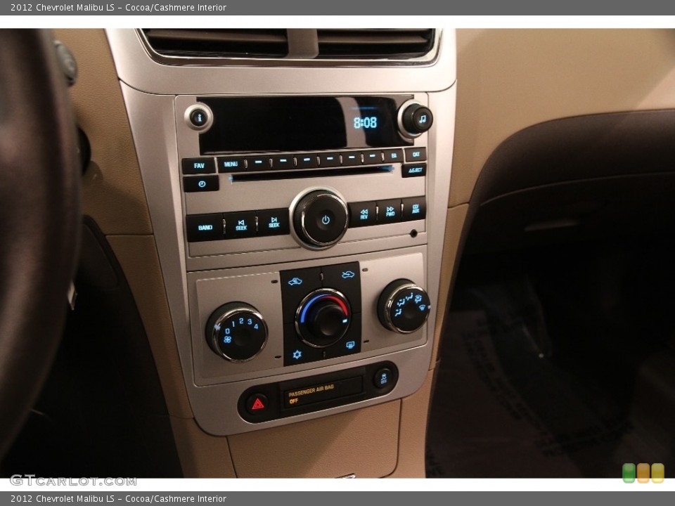 Cocoa/Cashmere Interior Controls for the 2012 Chevrolet Malibu LS #110971832