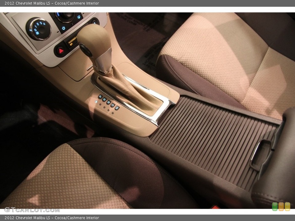 Cocoa/Cashmere Interior Transmission for the 2012 Chevrolet Malibu LS #110971859