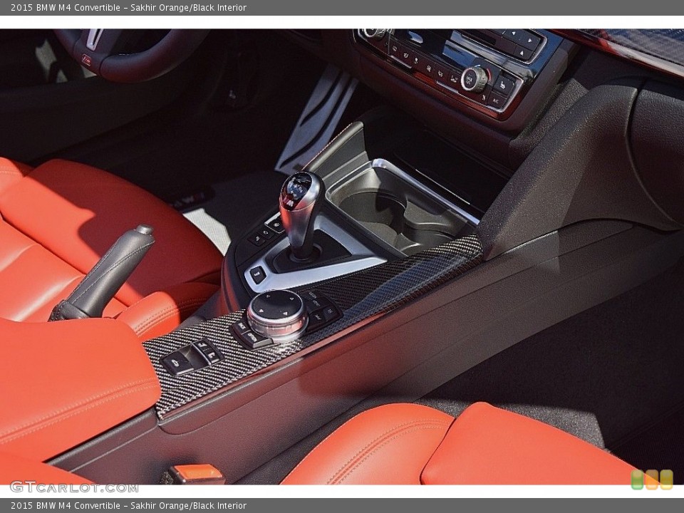 Sakhir Orange/Black Interior Transmission for the 2015 BMW M4 Convertible #110979236