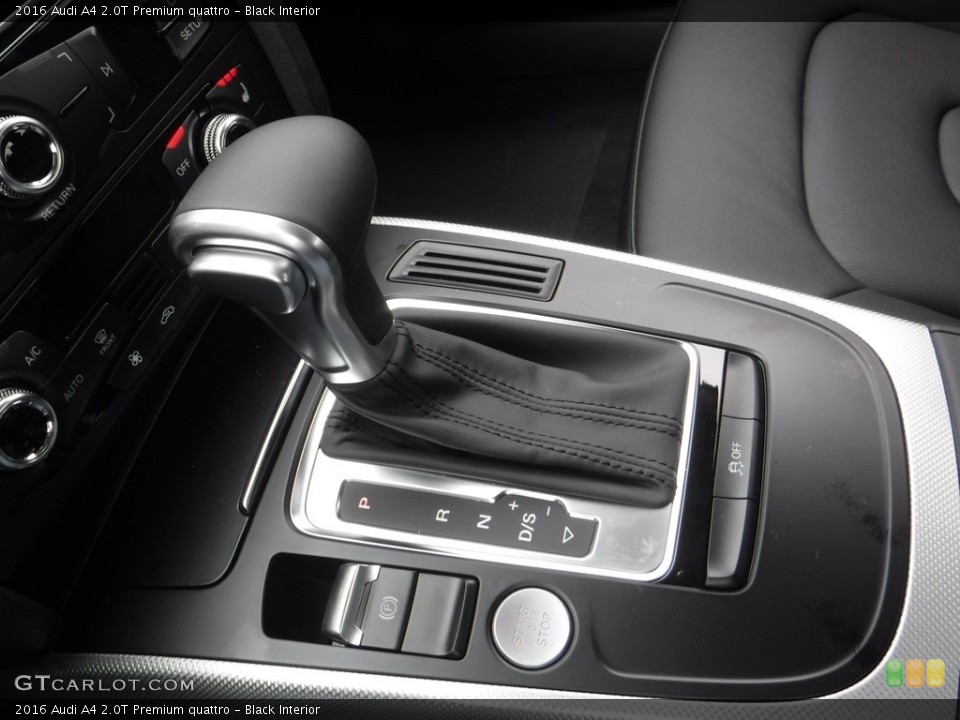 Black Interior Transmission for the 2016 Audi A4 2.0T Premium quattro #110991094