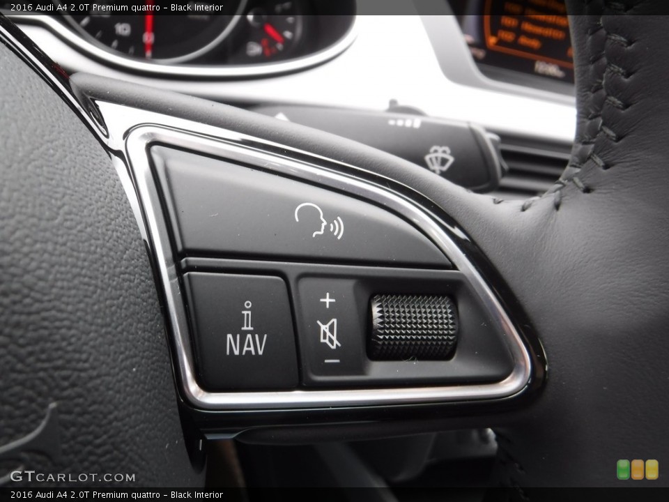 Black Interior Controls for the 2016 Audi A4 2.0T Premium quattro #110991160