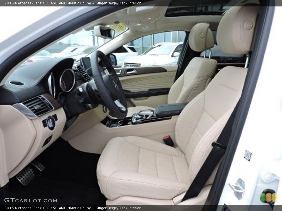 Ginger Beige/Black 2016 Mercedes-Benz GLE Interiors