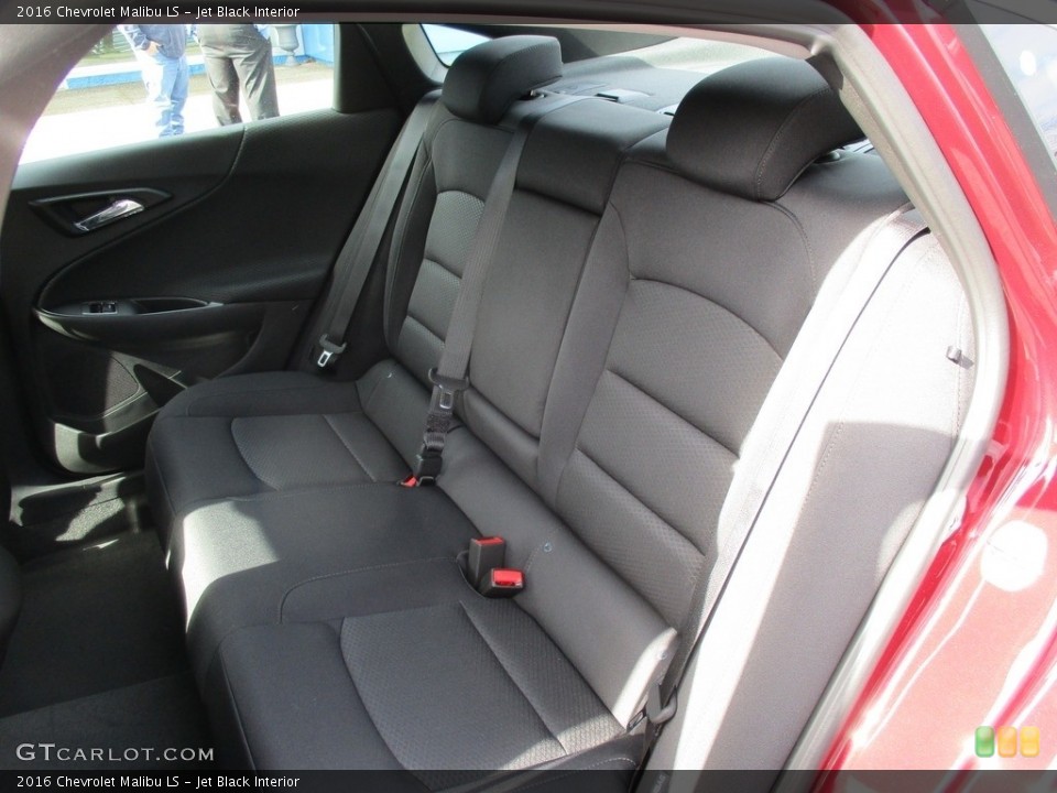 Jet Black Interior Rear Seat for the 2016 Chevrolet Malibu LS #110997592