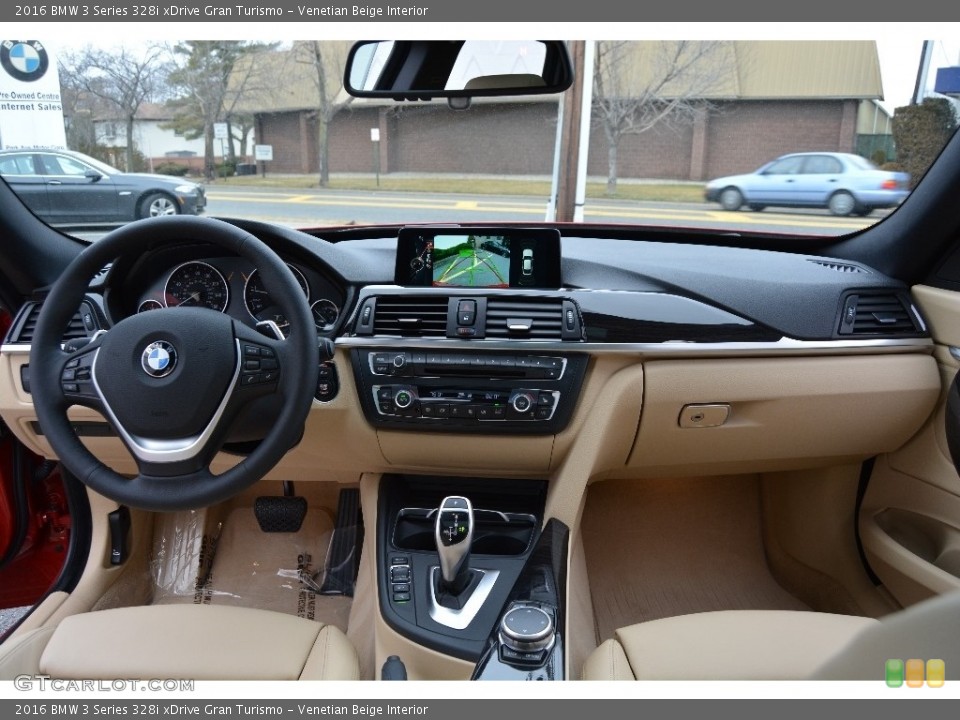 Venetian Beige Interior Dashboard for the 2016 BMW 3 Series 328i xDrive Gran Turismo #111001303
